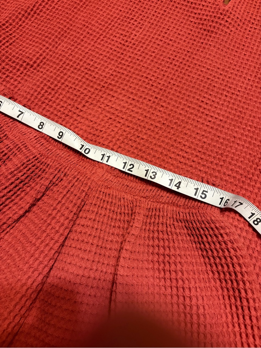 Miou Muse Brick Red Waffle Knit 2 Pc Set New Without Tags M - Picture 11 of 11